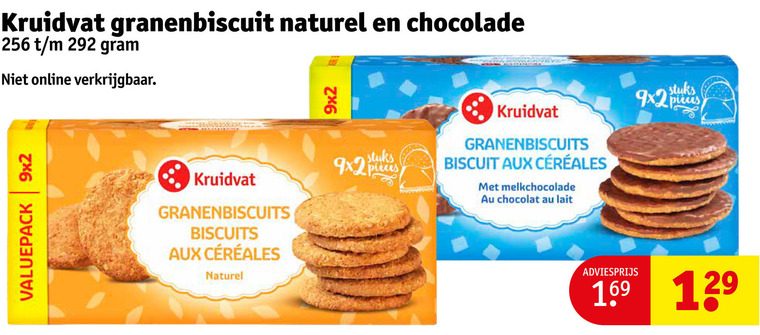 Kruidvat Huismerk   biscuits folder aanbieding bij  Kruidvat - details