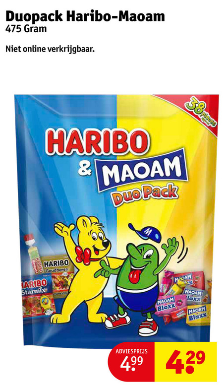 Haribo   snoep folder aanbieding bij  Kruidvat - details