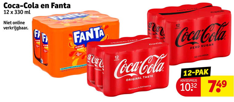 Coca-Cola   frisdrank, cola folder aanbieding bij  Kruidvat - details