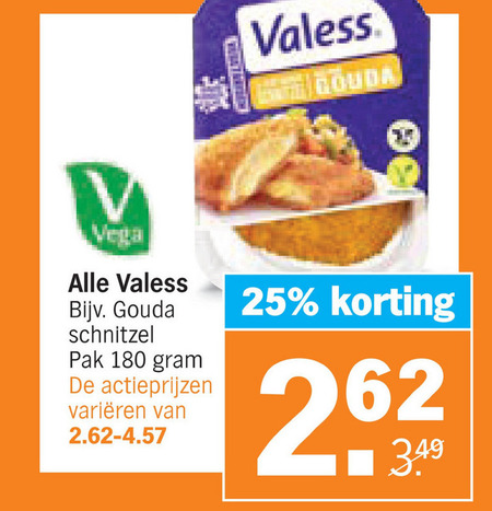 Valess   vegetarisch folder aanbieding bij  Albert Heijn - details