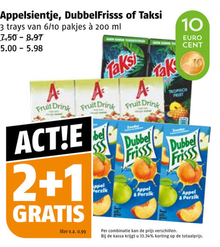 Appelsientje   fruitdrank folder aanbieding bij  Poiesz - details