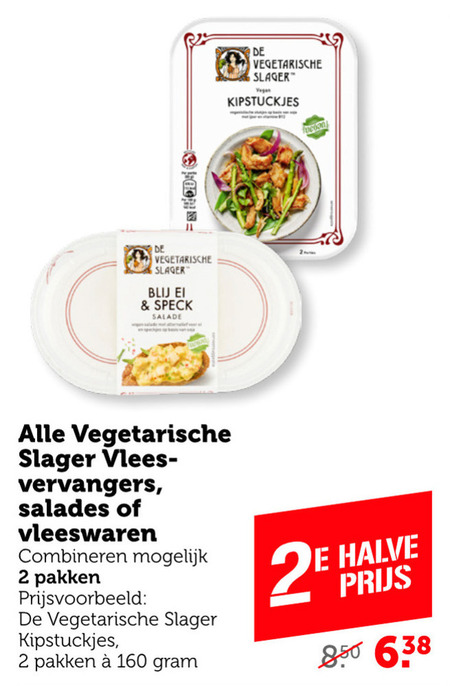 De vegetarische Slager   vegetarisch folder aanbieding bij  Coop - details