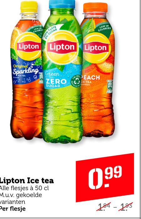 Lipton   ice tea folder aanbieding bij  Coop - details