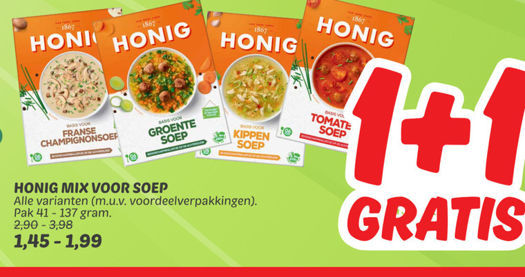 Honig   soep folder aanbieding bij  Dekamarkt - details