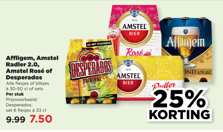 Amstel   speciaalbier, radler bier folder aanbieding bij  Plus Vandaag - details