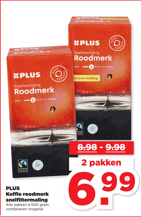 Plus Huismerk   koffie folder aanbieding bij  Plus Vandaag - details