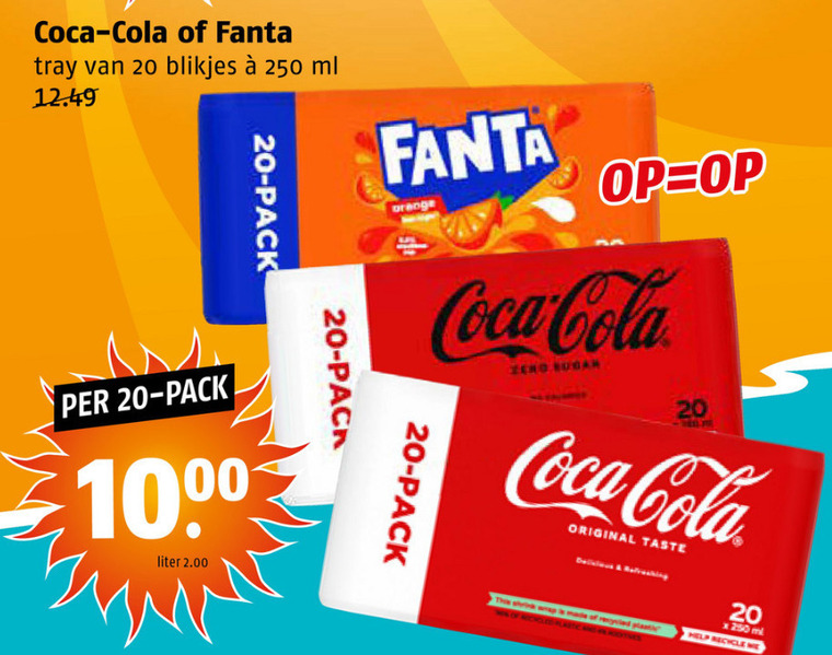 Fanta   cola, frisdrank folder aanbieding bij  Poiesz - details