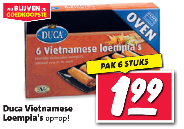 Duca   loempia folder aanbieding bij  Nettorama - details