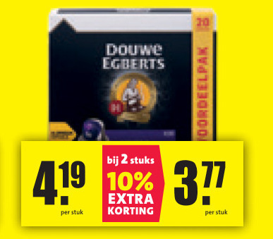 Douwe Egberts   koffiecups folder aanbieding bij  Nettorama - details