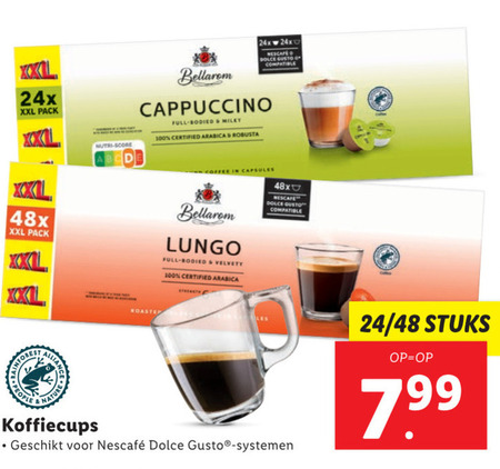 Bellarom   dolce gusto capsules folder aanbieding bij  Lidl - details