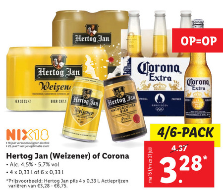 Hertog Jan   speciaalbier folder aanbieding bij  Lidl - details