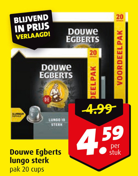 Douwe Egberts   koffiecups folder aanbieding bij  Boni - details