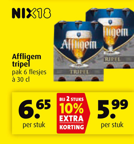 Affligem   speciaalbier folder aanbieding bij  Boni - details