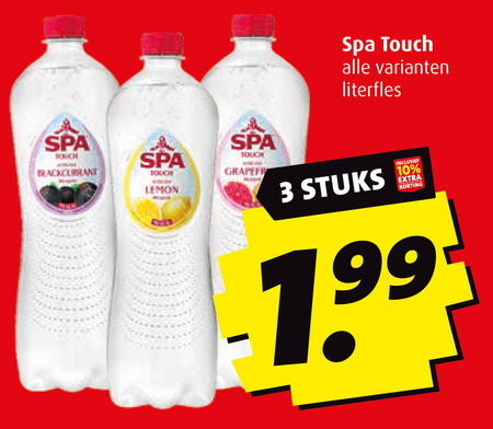 Spa en Fruit   fruitdrank folder aanbieding bij  Boni - details