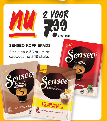 Douwe Egberts Senseo   koffiepad folder aanbieding bij  Jumbo - details