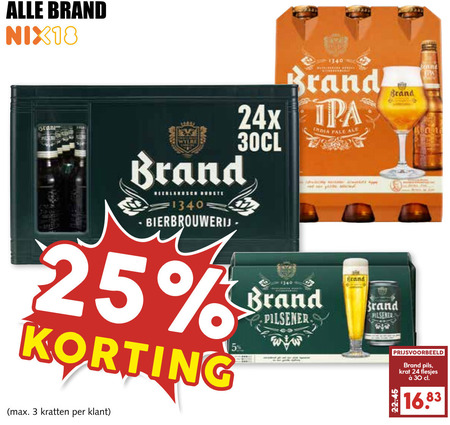 Brand   flesje bier, speciaalbier folder aanbieding bij  MCD Supermarkt Basis - details