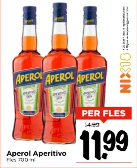 Aperol   aperitief folder aanbieding bij  Vomar - details