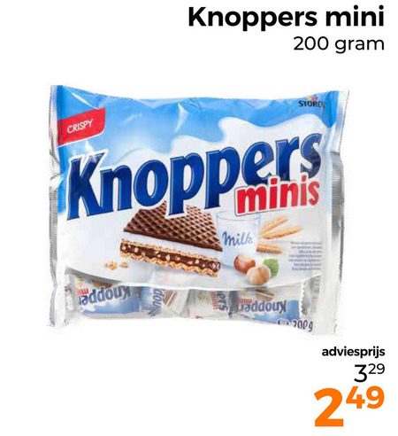 Knoppers   wafels folder aanbieding bij  Trekpleister - details