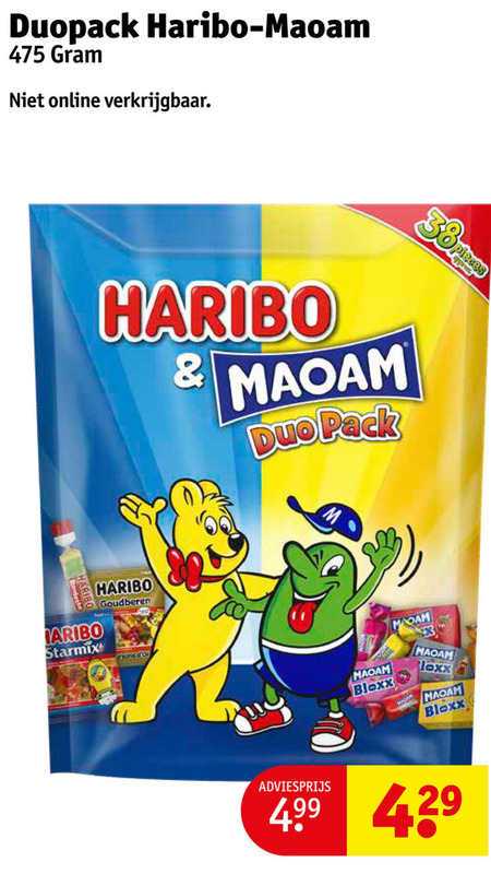 Haribo   snoep folder aanbieding bij  Kruidvat - details