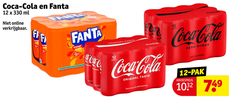 Fanta   cola, frisdrank folder aanbieding bij  Kruidvat - details