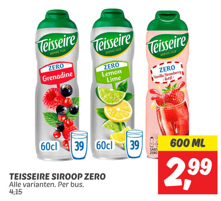 Teisseire   limonadesiroop folder aanbieding bij  Dekamarkt - details