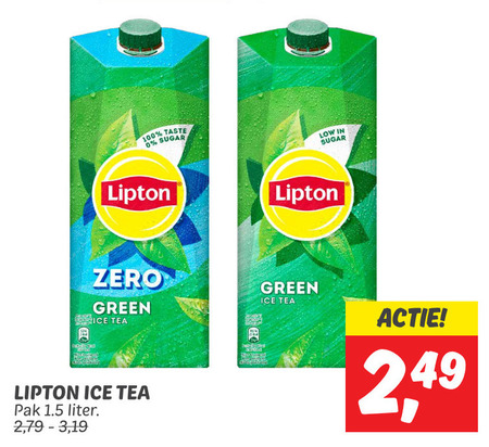 Lipton   ice tea folder aanbieding bij  Dekamarkt - details