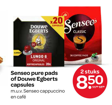 Douwe Egberts   koffiepad, koffiecups folder aanbieding bij  Spar - details