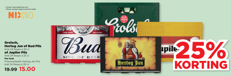 Bud   krat bier folder aanbieding bij  Plus Vandaag - details