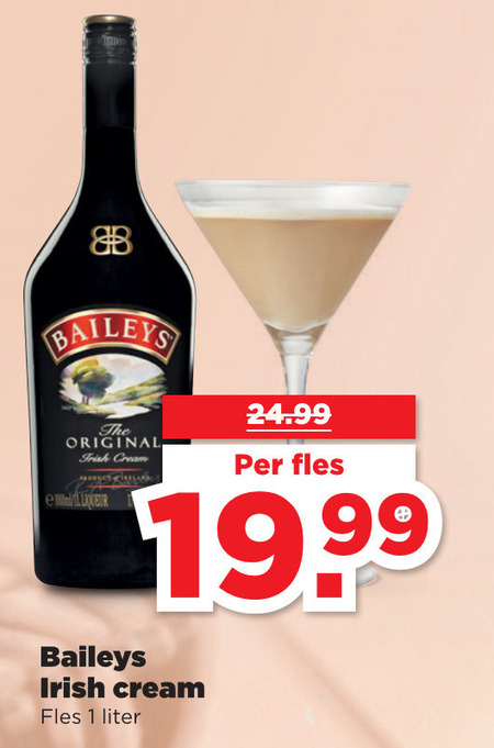 Baileys   likeur folder aanbieding bij  Plus - details