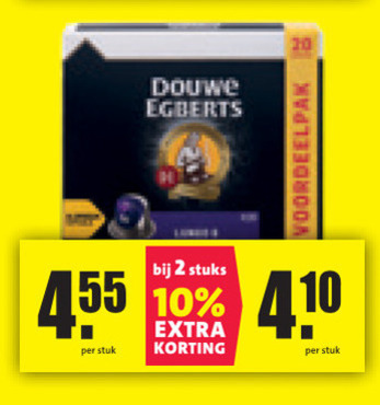 Douwe Egberts   koffiecups folder aanbieding bij  Nettorama - details