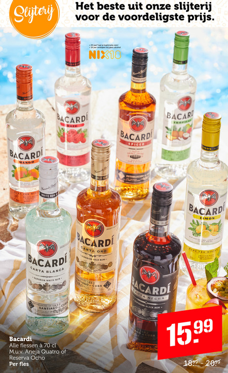 Bacardi   rum folder aanbieding bij  Coop - details