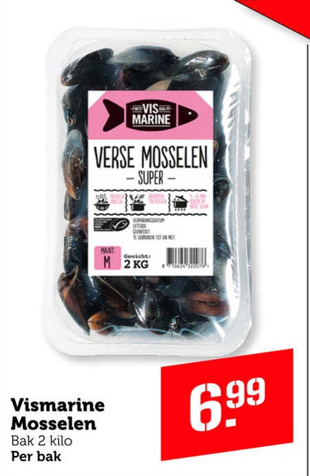 Vis Marine   mosselen folder aanbieding bij  Coop - details