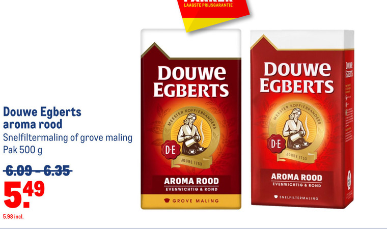 Douwe Egberts   koffie folder aanbieding bij  Makro - details