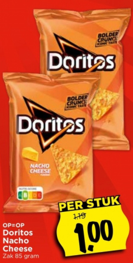 Doritos   chips folder aanbieding bij  Vomar - details