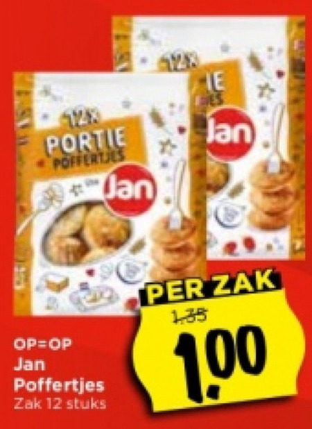 Jan   poffertjes folder aanbieding bij  Vomar - details