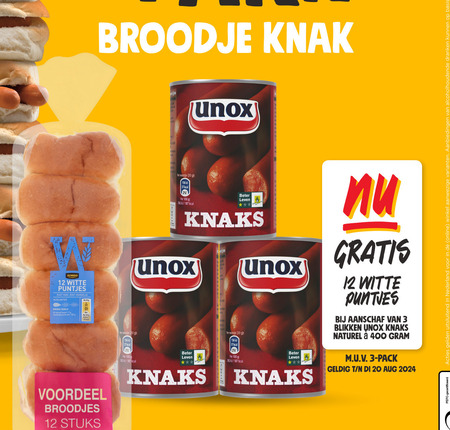 Unox   knakworst folder aanbieding bij  Jumbo - details