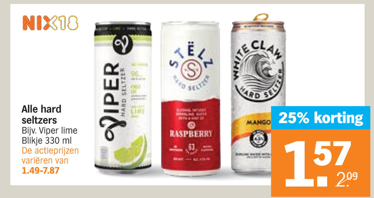 Alle merken   hard seltzer folder aanbieding bij  Albert Heijn - details