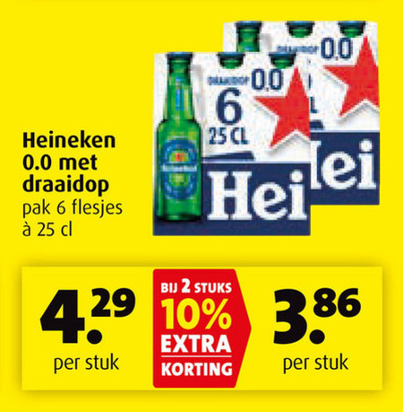 Heineken   alcoholvrij bier folder aanbieding bij  Boni - details