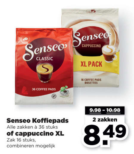 Douwe Egberts Senseo   koffiepad folder aanbieding bij  Plus Vandaag - details