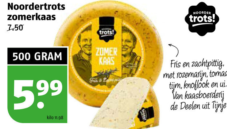 Noordertrots   kruidenkaas folder aanbieding bij  Poiesz - details