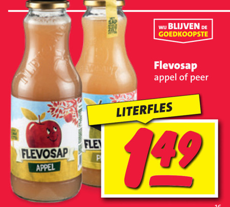 Flevosap   appelsap folder aanbieding bij  Nettorama - details