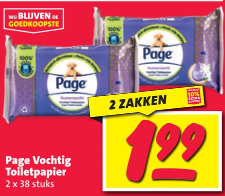 Page   vochtig toiletpapier folder aanbieding bij  Nettorama - details