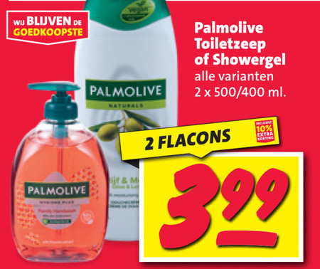 Palmolive   handzeep, douchegel folder aanbieding bij  Nettorama - details