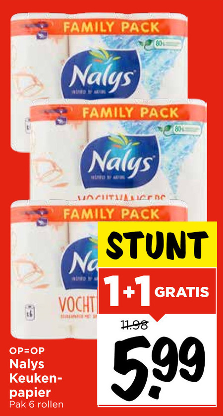 Nalys   keukenpapier folder aanbieding bij  Vomar - details