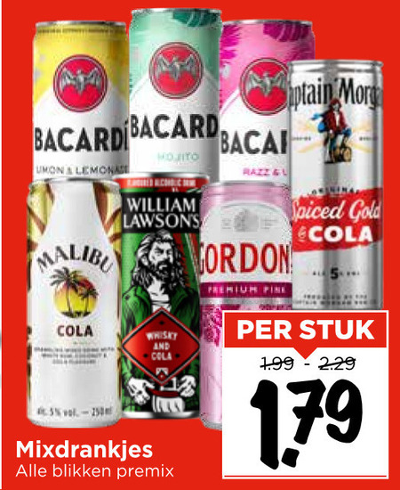 Malibu   mixdrank folder aanbieding bij  Vomar - details