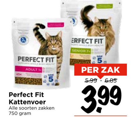 Perfect Fit   kattenvoer folder aanbieding bij  Vomar - details