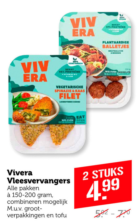 Vivera   vegetarisch folder aanbieding bij  Coop - details