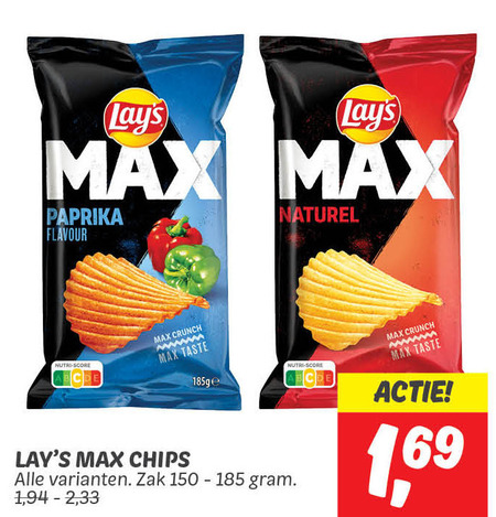 Lays   chips folder aanbieding bij  Dekamarkt - details