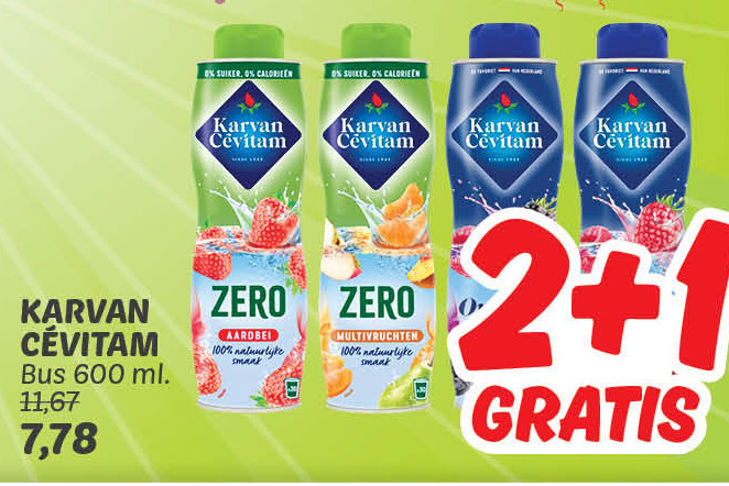 Karvan Cevitam   limonadesiroop folder aanbieding bij  Dekamarkt - details