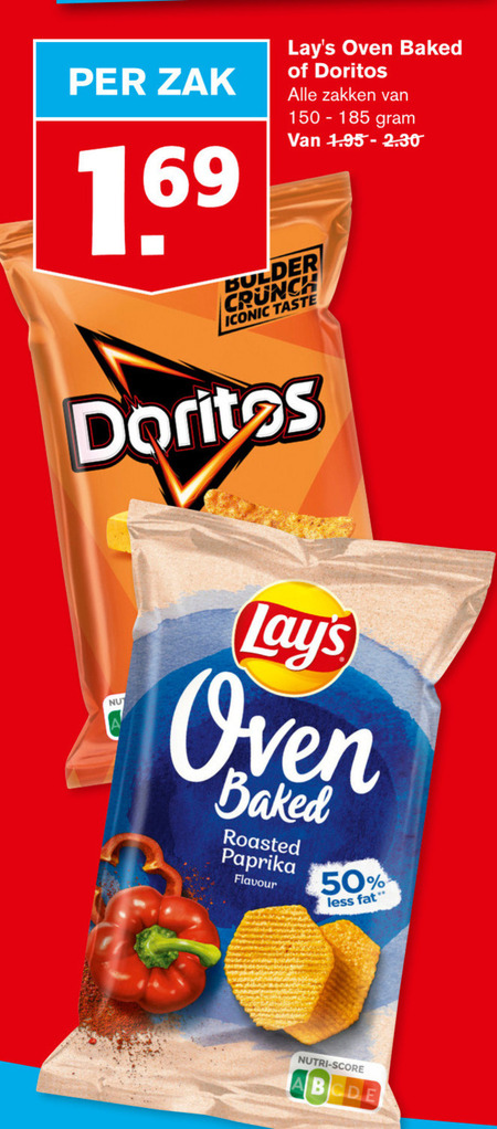 Lays   chips folder aanbieding bij  Hoogvliet - details